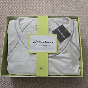 Eddie Bauer Women's 4 Piece Sleepwear Set 2XL Lavend/Floral Pant Shorts,shirts.